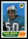 1968 Topps #170 Frank Emanuel Front Thumbnail
