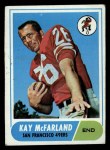 1968 Topps #113 Kay McFarland Front Thumbnail
