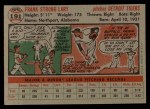 1956 Topps #191 Frank Lary Back Thumbnail