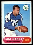 1968 Topps #32 Sam Baker Front Thumbnail