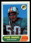 1968 Topps #170 Frank Emanuel Front Thumbnail