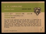 1961 Fleer #7 JC Caroline Back Thumbnail