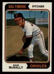 1974 Topps #235 Dave McNally Front Thumbnail