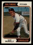 1974 Topps #235 Dave McNally Front Thumbnail