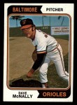 1974 Topps #235 Dave McNally Front Thumbnail
