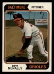 1974 Topps #235 Dave McNally Front Thumbnail