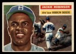 1956 Topps #30 Jackie Robinson Front Thumbnail