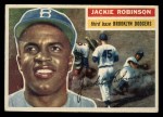 1956 Topps #30 Jackie Robinson Front Thumbnail