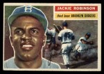 1956 Topps #30 Jackie Robinson Front Thumbnail