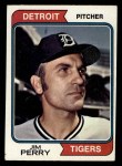 1974 Topps #316 Jim Perry Front Thumbnail