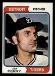 1974 Topps #316 Jim Perry Front Thumbnail