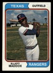 1974 Topps #401 Elliott Maddox Front Thumbnail