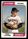 1974 Topps #429 Dick Lange Front Thumbnail
