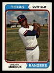 1974 Topps #401 Elliott Maddox Front Thumbnail
