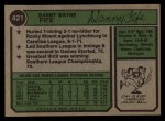 1974 Topps #421 Dan Fife Back Thumbnail