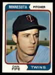 1974 Topps #421 Dan Fife Front Thumbnail