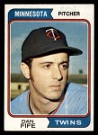 1974 Topps #421 Dan Fife Front Thumbnail