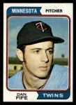 1974 Topps #421 Dan Fife Front Thumbnail