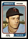 1974 Topps #421 Dan Fife Front Thumbnail