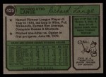 1974 Topps #429 Dick Lange Back Thumbnail