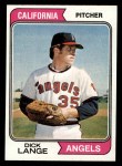 1974 Topps #429 Dick Lange Front Thumbnail