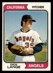 1974 Topps #429 Dick Lange Front Thumbnail