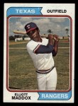 1974 Topps #401 Elliott Maddox Front Thumbnail
