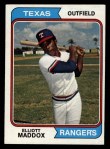 1974 Topps #401 Elliott Maddox Front Thumbnail