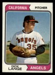1974 Topps #429 Dick Lange Front Thumbnail