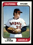 1974 Topps #429 Dick Lange Front Thumbnail