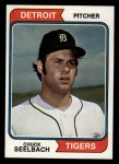 1974 Topps #292 Chuck Seelbach Front Thumbnail