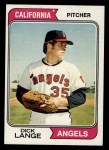 1974 Topps #429 Dick Lange Front Thumbnail