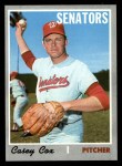1970 Topps #281 Casey Cox Front Thumbnail