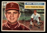 1956 Topps #7 Ron Negray Front Thumbnail
