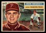 1956 Topps #7 Ron Negray Front Thumbnail