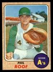 1968 Topps #484 Phil Roof Front Thumbnail