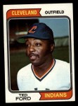 1974 Topps #617 Ted Ford Front Thumbnail