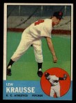 1963 Topps #104 Lew Krausse Front Thumbnail