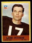 1967 Philadelphia #33 Richie Petitbon Front Thumbnail