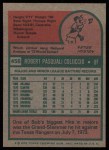 1975 Topps #456 Bob Coluccio Back Thumbnail