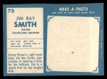 1961 Topps #73 Jim Ray Smith Back Thumbnail