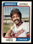 1974 Topps #366 Larry Hisle Front Thumbnail