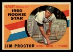 1960 Topps #141 Rookies - Jim Proctor Front Thumbnail