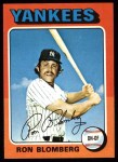 1975 Topps #68 Ron Blomberg Front Thumbnail