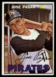 1967 Topps #322 Jose Pagan Front Thumbnail