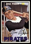 1967 Topps #322 Jose Pagan Front Thumbnail