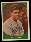 1960 Fleer #52 Bill Terry Front Thumbnail