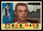 1960 Topps #288 Bob Mabe Front Thumbnail