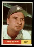 1961 Topps #37 Charlie Maxwell Front Thumbnail