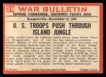 1965 Philadelphia War Bulletin #29 Unseen Death Back Thumbnail